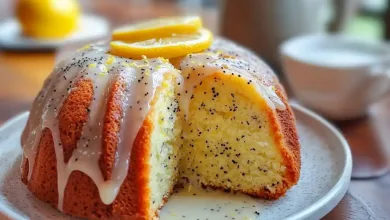Lemon Poppy Seed Cake (Moist & Zesty)