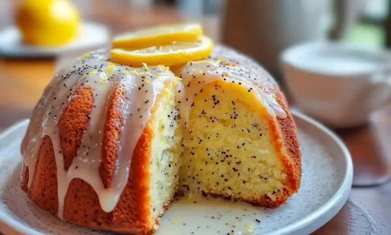 Lemon Poppy Seed Cake (Moist & Zesty)