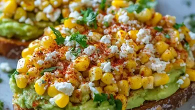 Mexican Road Corn Avocado Toast (15-Minutes)