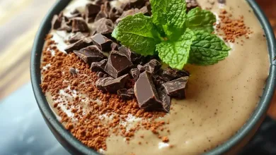 Mint Chocolate Smoothie Bowl Recipe