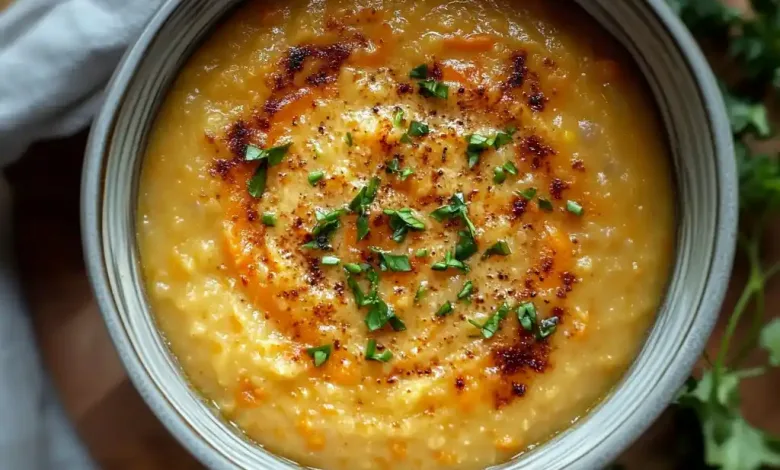 One Pot Creamy Carrot Lentil Soup One Pot Creamy Carrot Lentil Soup