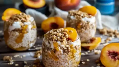 Peach Cobbler In a single day Oats Recipe