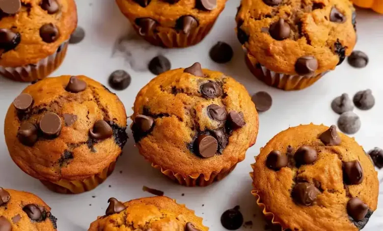 Pumpkin Chocolate Chip Muffins Recipe Pumpkin Chocolate Chip Muffins Recipe