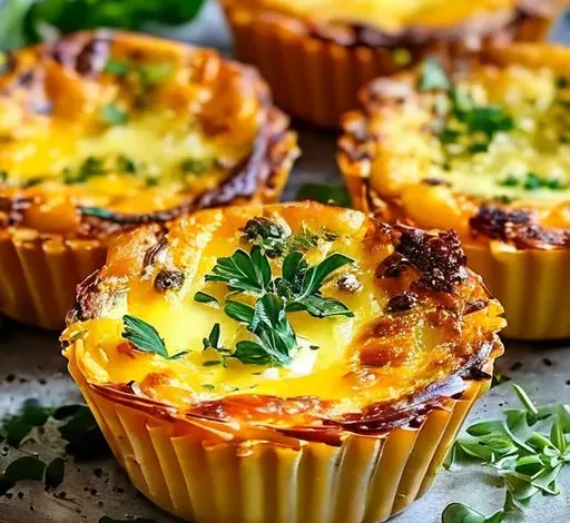 Quick & Easy 3 Cheese Frittata Cups Quick & Easy 3 Cheese Frittata Cups