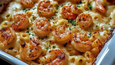 Shrimp Scampi Pasta Bake (45-Minutes)