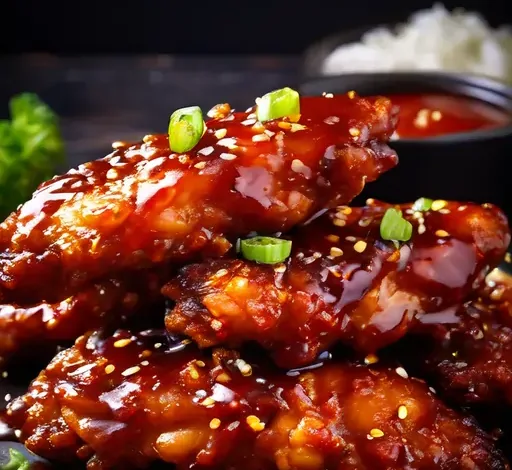 Spicy Sticky Hen Tenders Spicy Sticky Hen Tenders