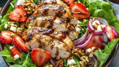 Strawberry Balsamic Hen Salad – Higher Homebase