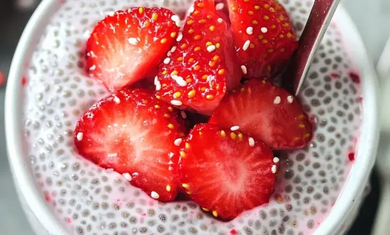 Strawberry Chia Seed Pudding Strawberry Chia Seed Pudding