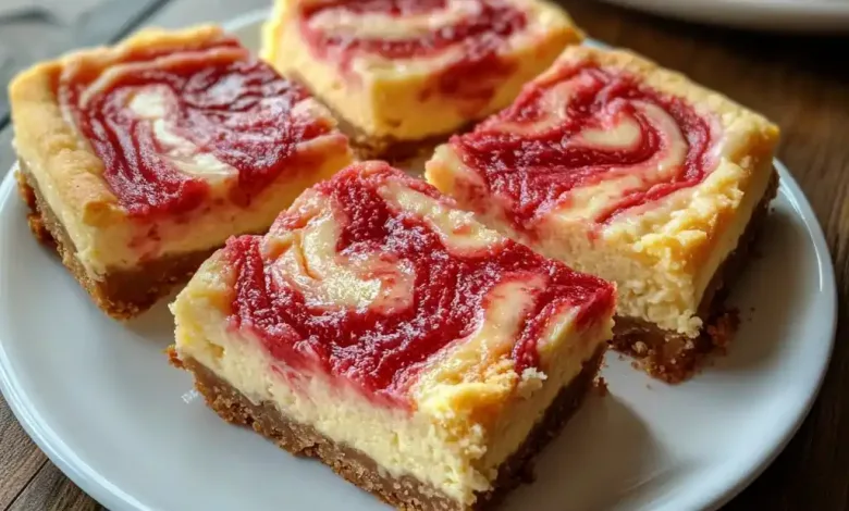 Strawberry Lemon Cheesecake Bars Strawberry Lemon Cheesecake Bars
