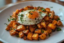 Sweet Potato Hash with Eggs (Hearty & Healthy Breakfast)