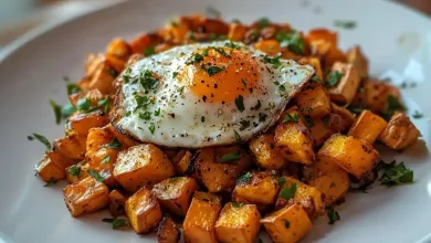 Sweet Potato Hash with Eggs (Hearty & Healthy Breakfast)