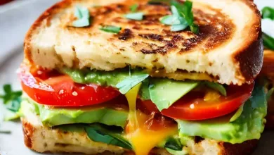 Tomato Avocado Sandwich
