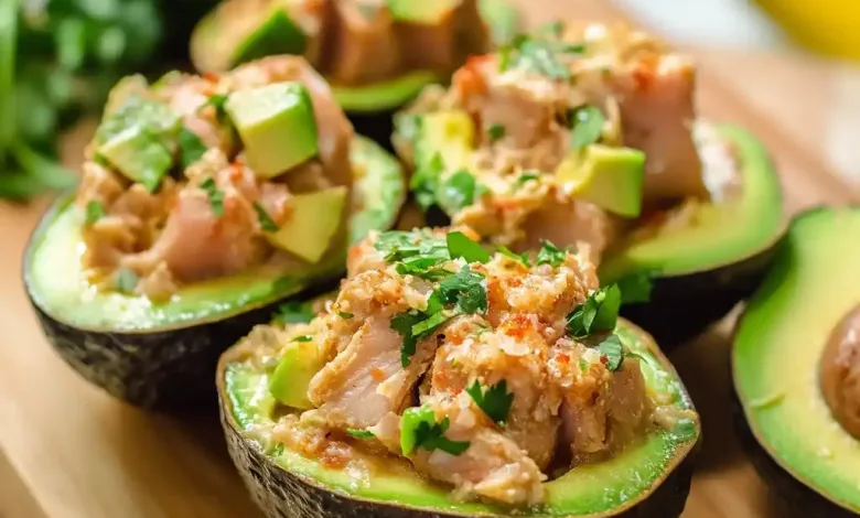 Tuna Avocado Boats (Quick, Healthy & Delicious) Tuna Avocado Boats (Quick, Healthy & Delicious)