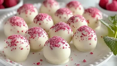 White Chocolate Raspberry Truffles Recipe