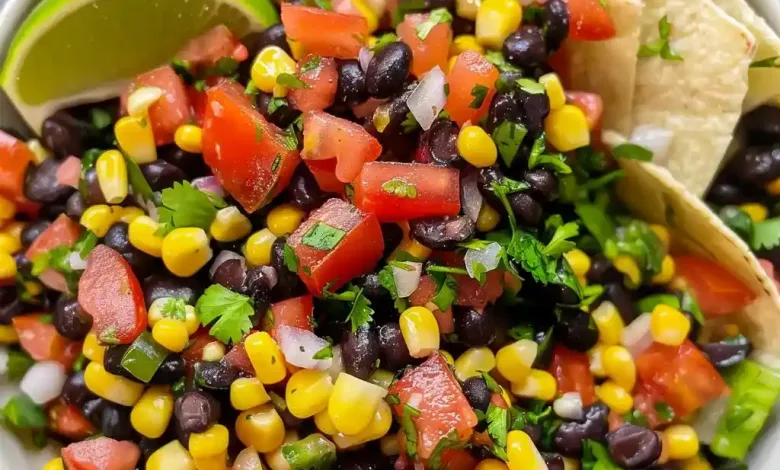 Zesty Black Bean Corn Salsa