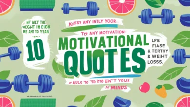 10 motivational quotes to keep you on track with your weight loss goals