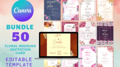 Say “I Do” to These 16 Stunning Free Wedding Invitation Templates!