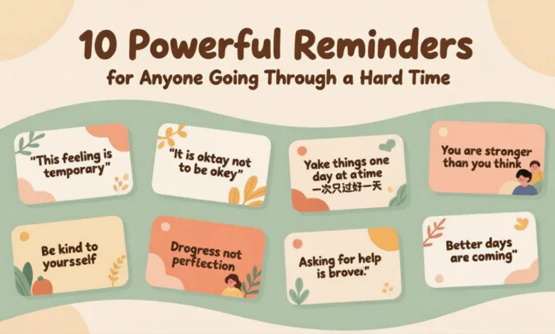 10 Powerful Reminders for Anyone Going Through a Hard Time 10 Powerful Reminders for Anyone Going Through a Hard Time