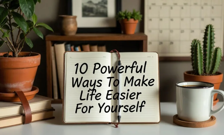 10 Powerful Ways To Make Life Easier For Yourself