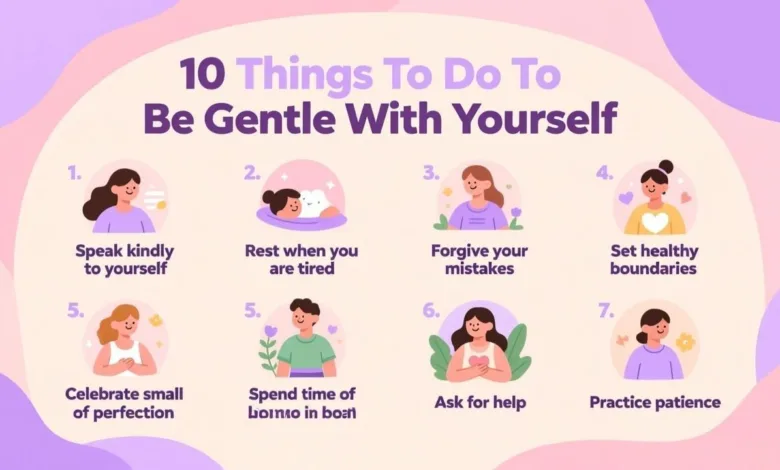 10 Things To Do To Be Gentle With Yourself