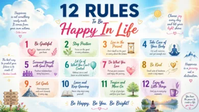 12 Rules To Be Happy In Life