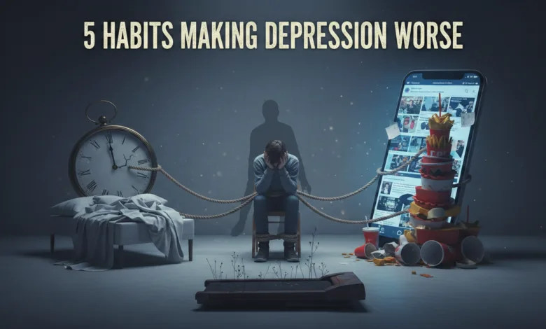 5 Habits that are Making your Depression Worse