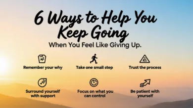 6 Ways to Help You Keep Going When You Feel Like Giving Up