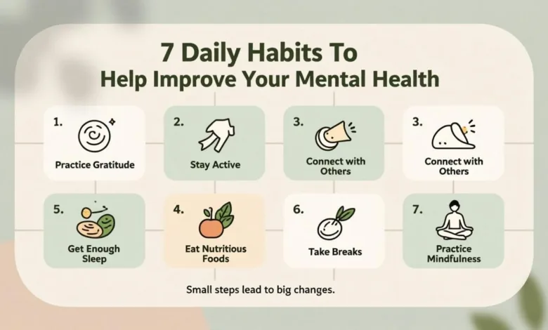 7 Daily Habits To Help Improve Your Mental Health