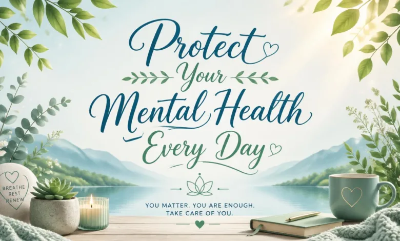 6 Simple Things To Do To Protect Your Mental Health Every Day