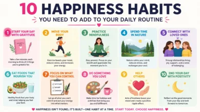 10 Happiness Habits You Need To Add to Your Daily Routine