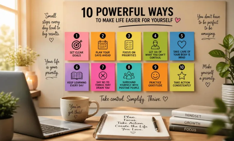 10 Powerful Ways To Make Life Easier For Yourself
