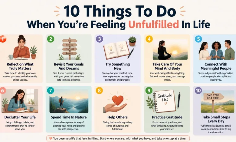 10 Things To Do When You’re Feeling Unfulfilled In Life 10 Things To Do When You’re Feeling Unfulfilled In Life