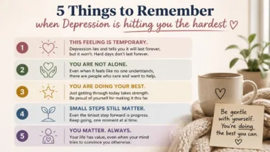5 Things to Remember when Depression is hitting you the hardest