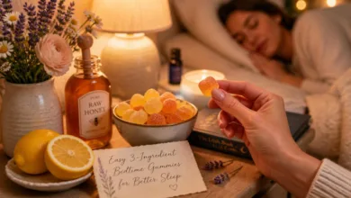 Easy 3-Ingredient Bedtime Gummies for Better Sleep