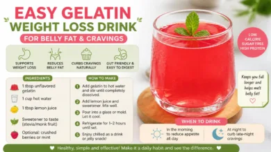 Easy Gelatin Weight Loss Drink for Belly Fat and Cravings