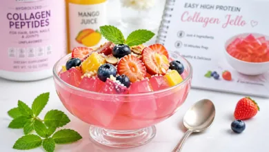 Easy High Protein Collagen Jello Dessert Recipe