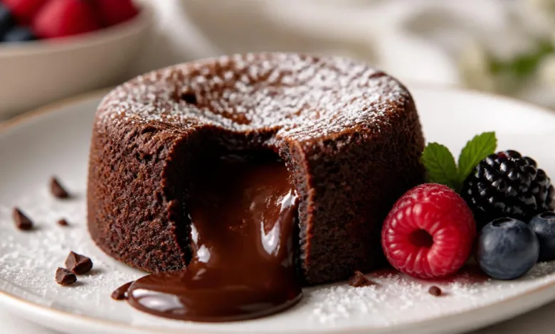 Healthy High Protein Chocolate Lava Cake That’s Extra Fudgy Healthy High Protein Chocolate Lava Cake That’s Extra Fudgy