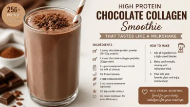 High Protein Chocolate Collagen Smoothie That Tastes Like a Milkshake High Protein Chocolate Collagen Smoothie That Tastes Like a Milkshake
