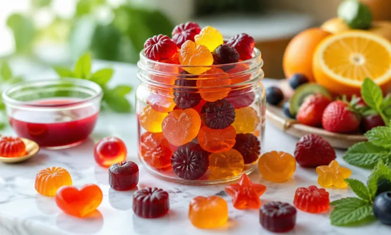 Homemade Gelatin Gummies Recipe for Healthy Collagen Candy Homemade Gelatin Gummies Recipe for Healthy Collagen Candy