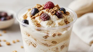 Keto Cottage Cheese Protein McFlurry That’s Thick and Creamy
