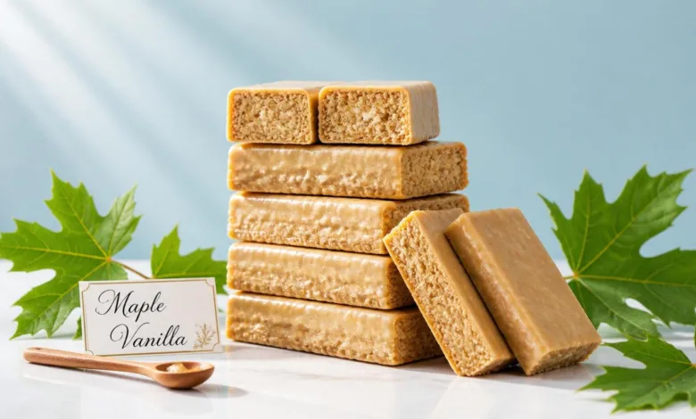 Maple Vanilla Protein Bars for an Easy No-Bake Snack Maple Vanilla Protein Bars for an Easy No-Bake Snack