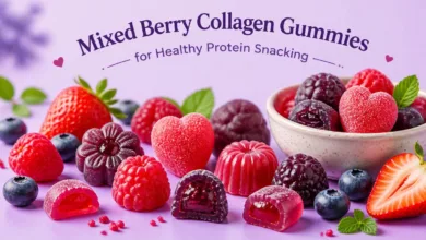 Mixed Berry Collagen Gummies for Healthy Protein Snacking