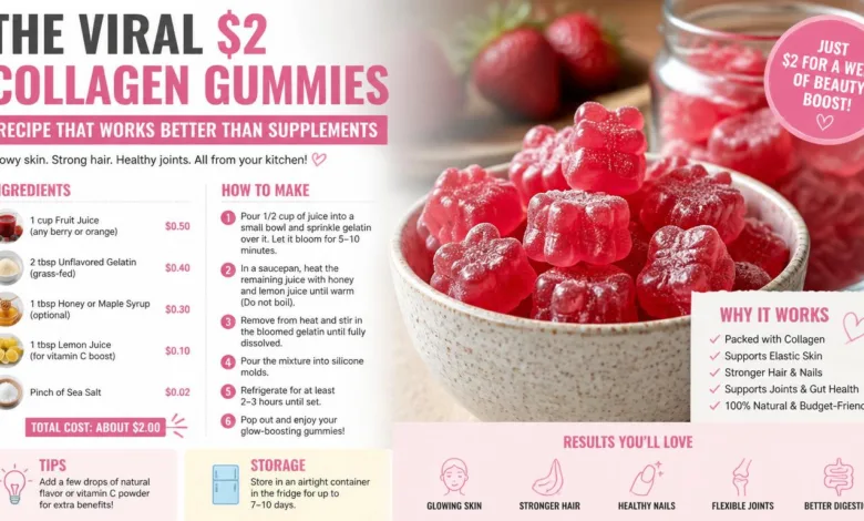 The Viral  Collagen Gummies Recipe That Works Better Than Supplements