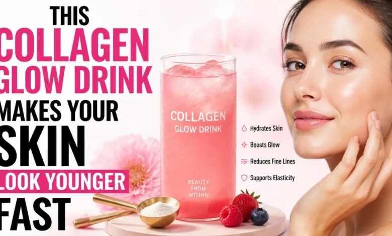 This Collagen Glow Drink Makes Your Skin Look Younger Fast This Collagen Glow Drink Makes Your Skin Look Younger Fast