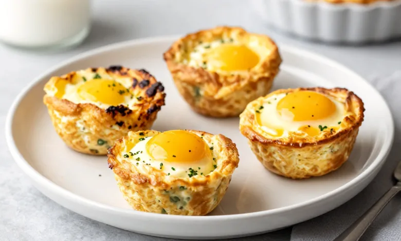 Fluffy Cottage Cheese Egg Bites for High Protein Breakfast Fluffy Cottage Cheese Egg Bites for High Protein Breakfast