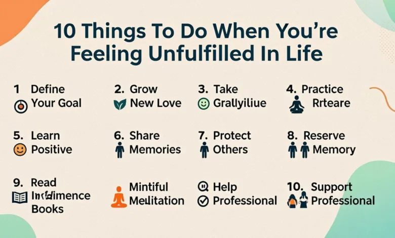 10 Things To Do When You’re Feeling Unfulfilled In Life 10 Things To Do When You’re Feeling Unfulfilled In Life