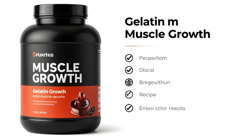 Gelatin Muscle Growth Snack for Strength and Recovery Gelatin Muscle Growth Snack for Strength and Recovery