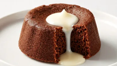 Healthy High Protein Chocolate Lava Cake That’s Extra Fudgy Healthy High Protein Chocolate Lava Cake That’s Extra Fudgy