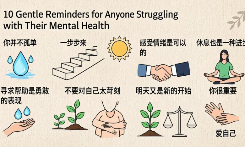 10 Gentle Reminders for Anyone Struggling With Their Mental Health 10 Gentle Reminders for Anyone Struggling With Their Mental Health