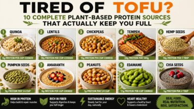 10 Complete Plant-Based Protein Sources That Actually Keep You Full